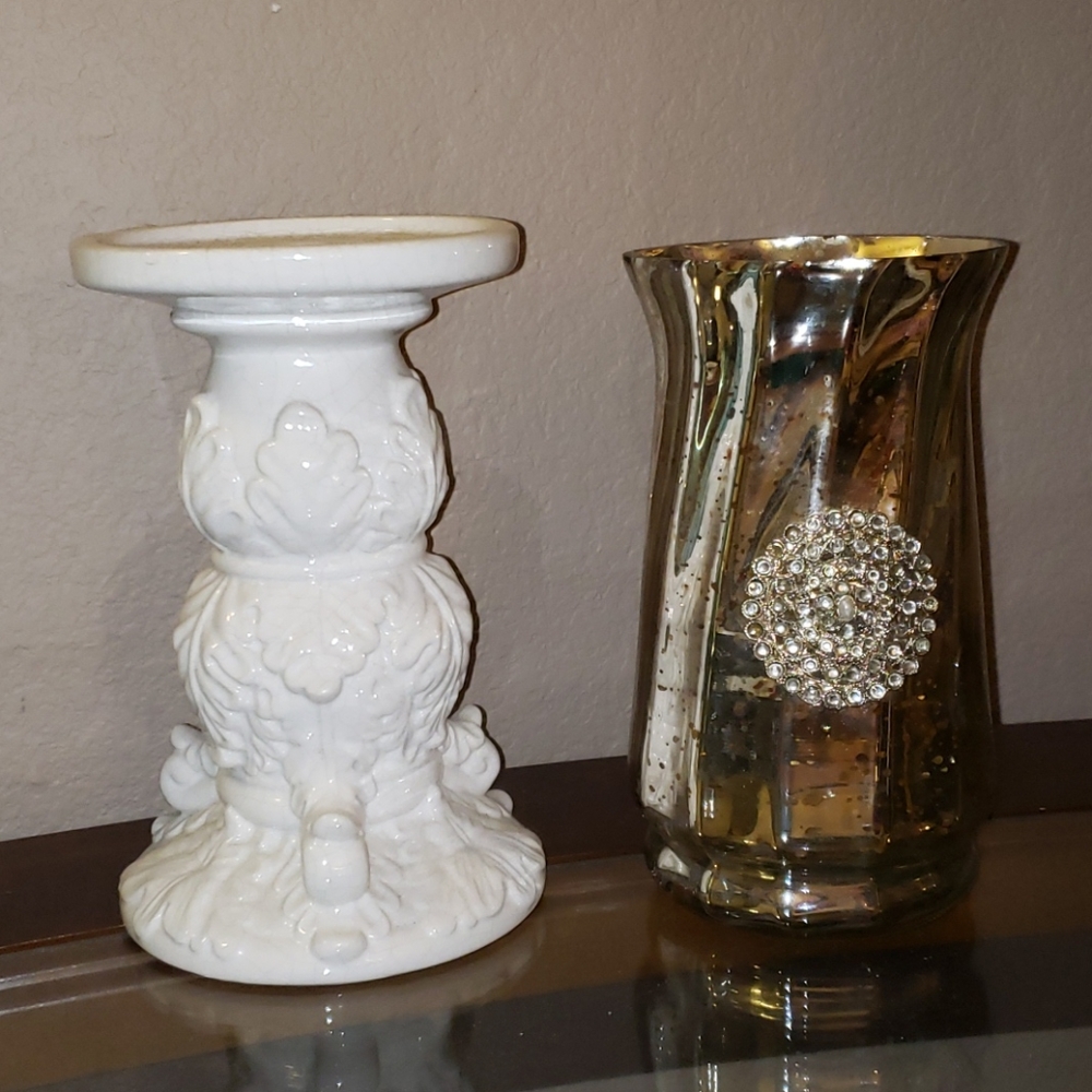Flower / candle set